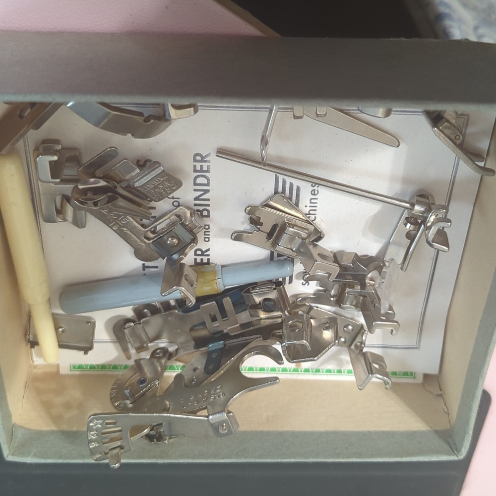 Silver Sewing Machine Attachments